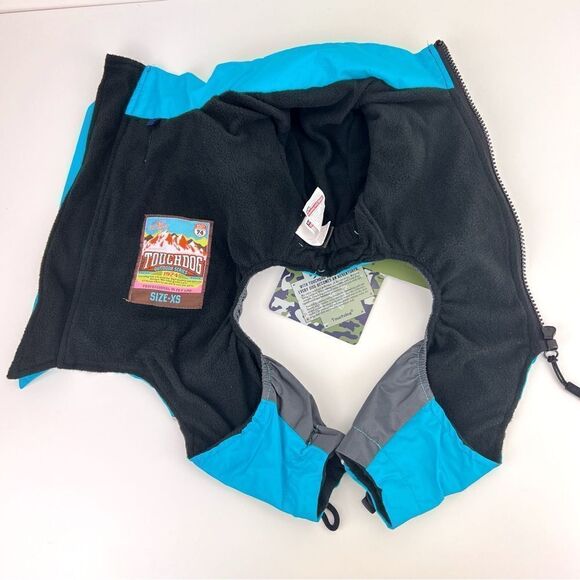 Touchdog Quantum ice Full-Bodied Reflective Dog Jacket small dog snowsuit SZ XS - Picture 12 of 15